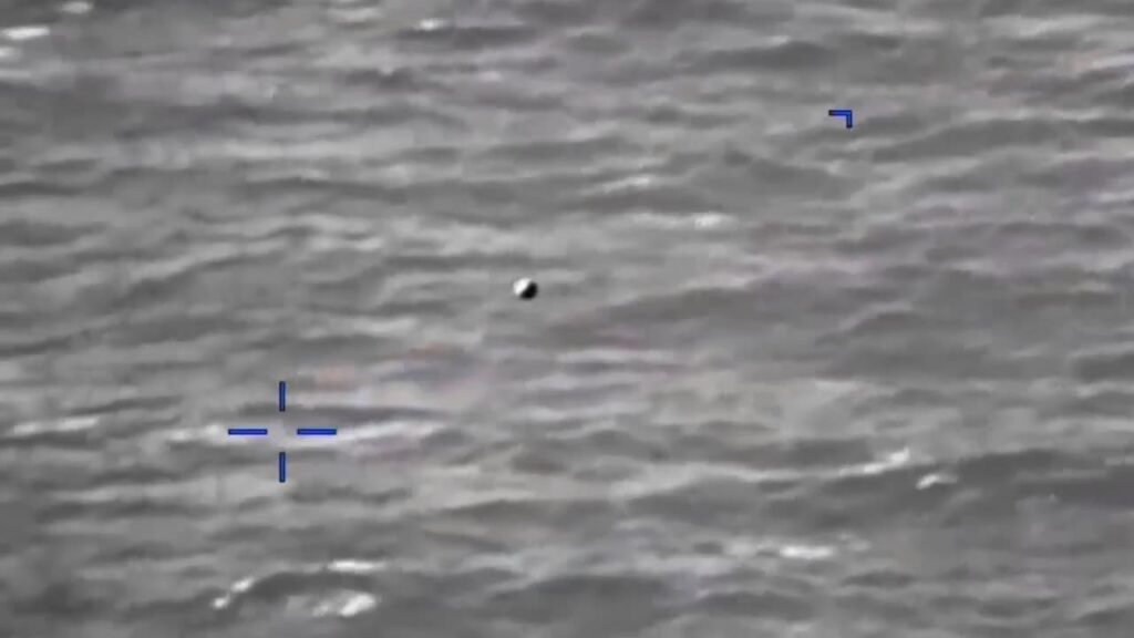 DoW Declassifies Spherical UAP Pulsing Over Water with Callsign