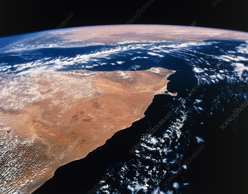 Gulf Of Aden Satellite View