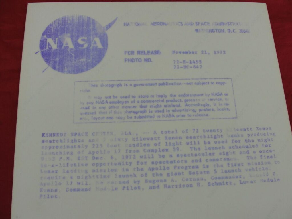 Nasa Apollo 17 Uap Transcript 1972