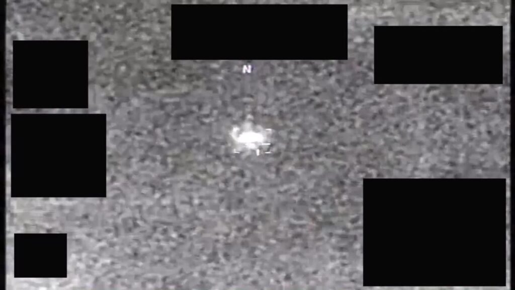 Pentagon Releases 2017 Syria UAP Video Showing Instant Acceleration