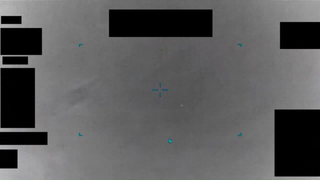 Pentagon Releases 2020 UAP Video Showing Three Fast-Moving Objects