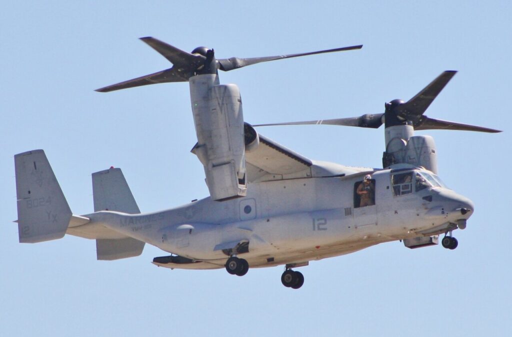 US Air Force Osprey Crashes Off Japan Coast