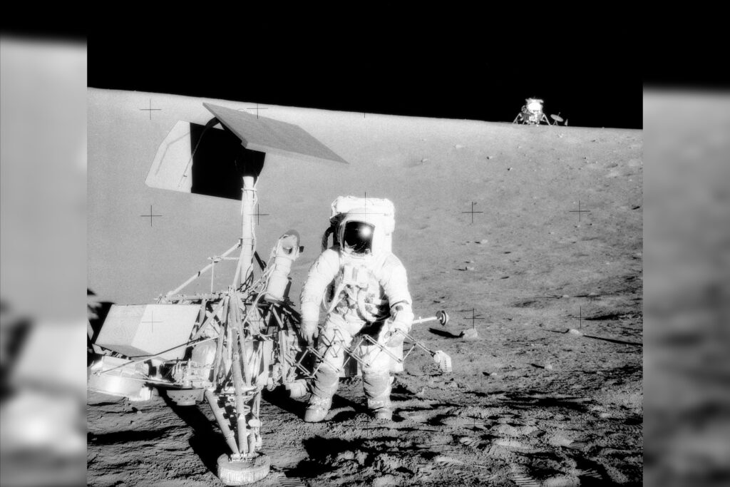 Apollo 12 Lunar Surface Photograph