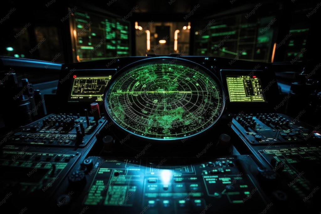 Military Radar Screen