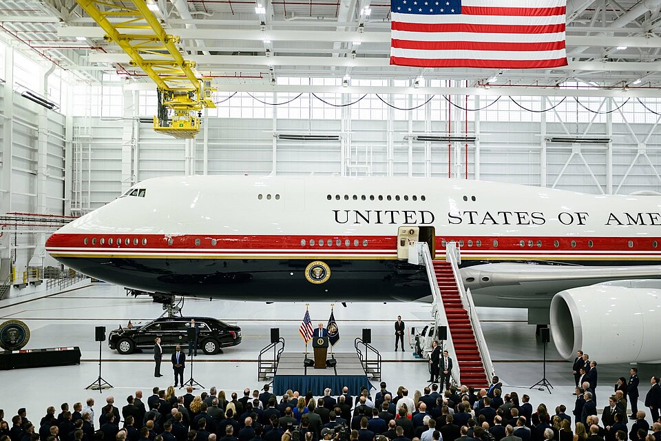 President Trump Air Force One Unveiling